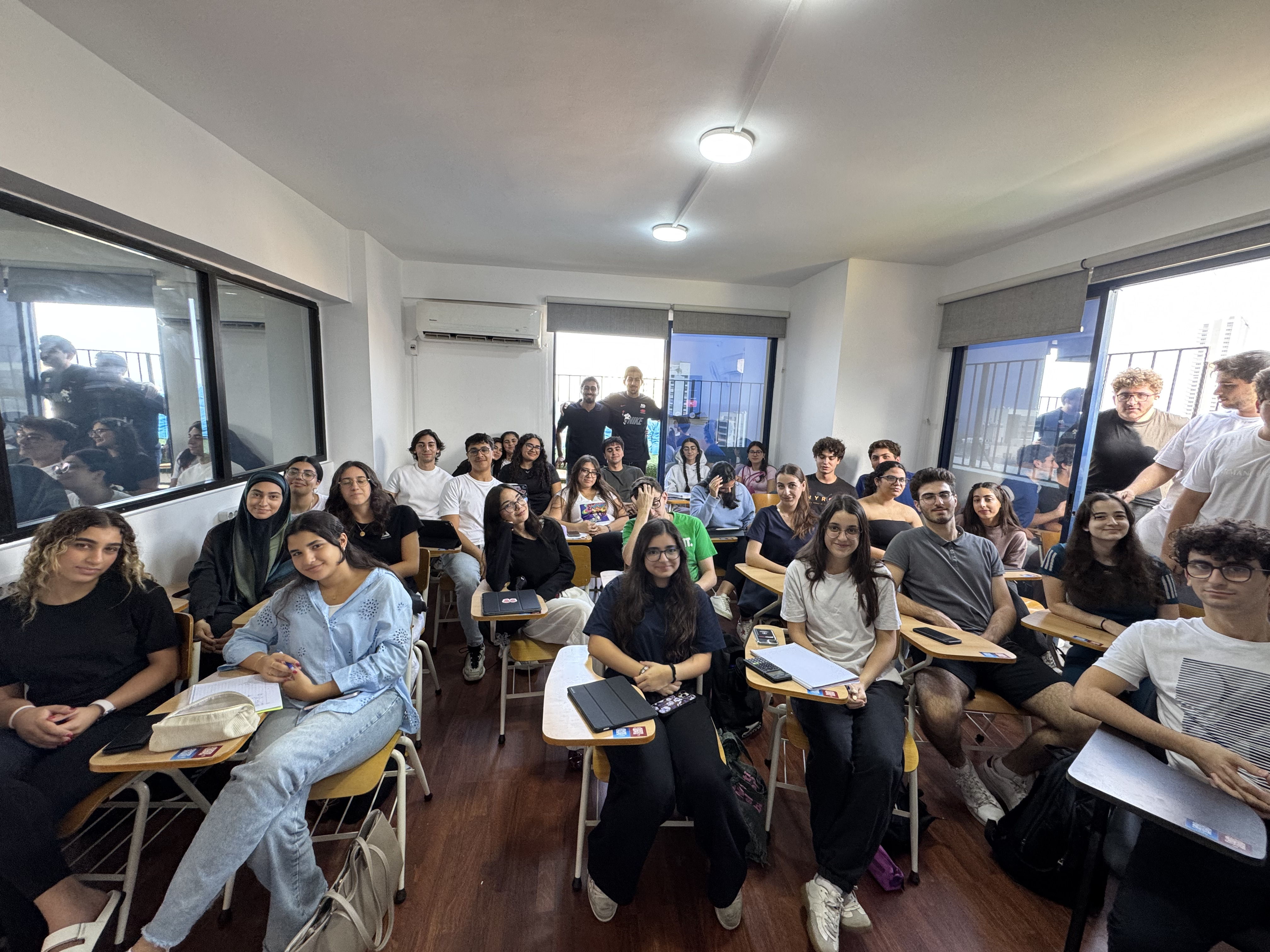 Students celebrating together